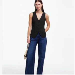 Madewell V-Neck Vest in Wool Blend – Size 8 – Great Condition